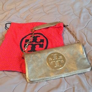 Tory Burch Medium Shoulder Bag Gold